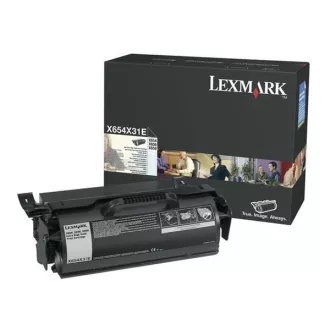 Lexmark X654X31E - toner, black (fekete )