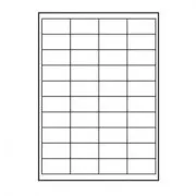 Logós címkék 48,5 mm x 25,4 mm, A4, matt, fehér, 44 címke, 140g/m2, 10 darabos csomag, tintasugaras és lézernyomtatókhoz.