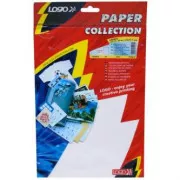 Logós címkék 210mm x 297mm, A4, matt, fehér, 1 címke, 140g/m2, 10 darabos csomag, tintasugaras és lézernyomtatókhoz