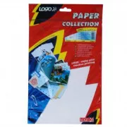 Logós címkék 210mm x 297mm, A4, matt, fehér, 1 címke, 140g/m2, 25 darabos csomag, tintasugaras és lézernyomtatókhoz