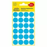 Avery Zweckform címkék 18mm, kék, 24 címke, jelölő, 4 db-os csomag, 3005, kézíráshoz