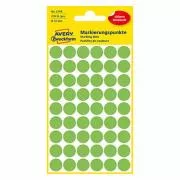 Avery Zweckform címkék 12mm, neonzöld, 54 címke, filctoll, 5 darabos csomag, 3149, kézíráshoz