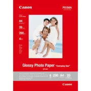 Canon fényes fotópapír, GP-501, fotópapír, fényes, GP-501 típus 0775B082, fehér, A4, 210 g/m2, 20 db, tintasugaras papír