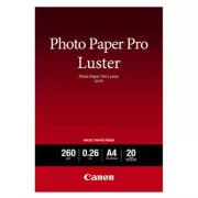 Canon Photo Paper Pro Luster, LU-101, fotópapír, fényes, 6211B006, fehér, A4, 260 g/m2, 20 db, tintasugaras papír