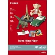 Canon matt fotópapír, MP-101 A3, fotópapír, matt, 7981A008, fehér, A3, 170 g/m2, 40 db, tintasugaras papír