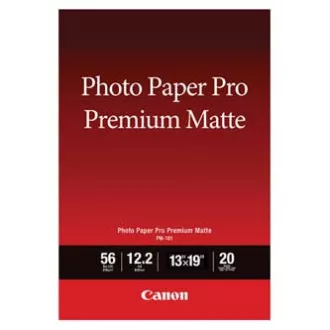 Canon fotópapír prémium matt, PM-101, fotópapír, matt, 8657B007, fehér, A3 , 13x19