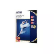 Epson Ultra fényes fotópapír, C13S041944BH, fotópapír, fényes, fehér, R200, R300, R800, RX425, RX500, 13x18cm, 5x7", 300 g/m2, 5