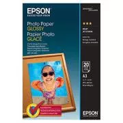 Epson fényes fotópapír, C13S042536, fotópapír, fényes, fehér, Stylus Color, Photo, Pro, A3, 200 g/m2, 20 db, tintasugaras papír