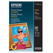 Epson fotópapír, C13S042549, fotópapír, fényes, fehér, 10x15cm, 4x6