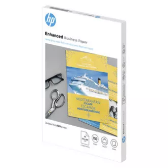 HP Enhanced Business fényes üzleti lézer fotópapír, CG965A, fotópapír, fényes, fehér, A4, 150 g/m2, 150 db, lézer, kétoldalas nyomtatás