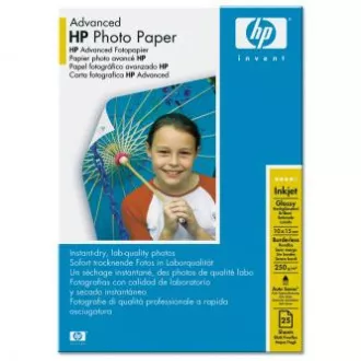 HP Advanced Glossy Photo Paper, Q8691A, fotópapír, szegély nélküli fényes típus, fejlett típusú fehér, 10x15cm, 4x6", 250 g/m2, 25 db, i HP Advanced Glossy Photo Paper, Q8691A, fotópapír, szegély nélküli fényes típus, fejlett típusú fehér, 10x15cm, 4x6", 250 g/m2, 25 db, i