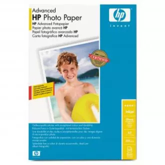 HP Advanced Glossy Photo Paper, Q8697A, fotópapír, fényes, fejlett típusú fehér, A3, 250 g/m2, 20 db, tintasugaras fotópapír