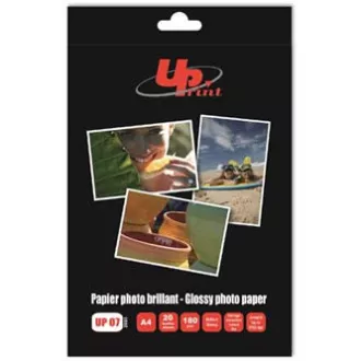 UPrint Fényes fotópapír, fotópapír, fényes, fehér, A4, 180 g/m2, 20 db, tintasugaras, ELADÓ