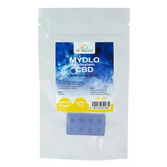 Szilárd szappan CBD-vel, 17g, virágos, antioxidánsokkal, Dr. Natural