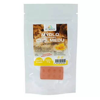 Szilárd szappan CBD-vel és Mézzel, 17g, természetes, antioxidánsokkal, Dr. Natural, SELL