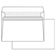 Öntapadós boríték, C5, 162 x 229mm, fehér, Krpa, postai, 50db, 50db