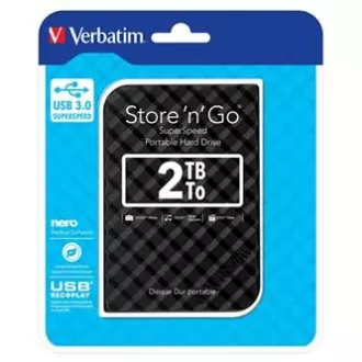 Verbatim külső merevlemez, Store N Go, 2,5