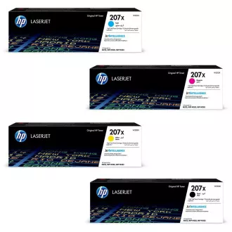 HP 207X (W2210X, W2211X, W2212X, W2213X) - toner, black + color (fekete + színes)