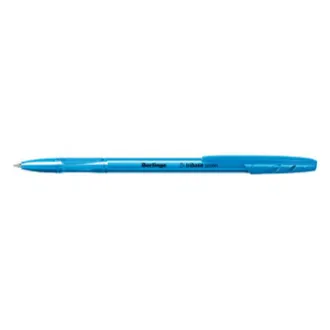 Berlingo, golyóstoll, kék, 50db, 0.7mm, Tribase pasztell színben
