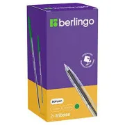 Berlingo, golyóstoll, zöld, 50db, 1mm, Tribase, SELL OUT