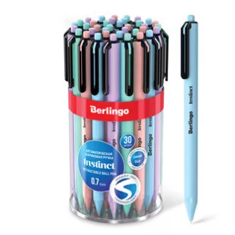 Berlingo, golyóstoll, kék, 30db, 0.7mm, Instinct Berlingo, golyóstoll, kék, 30db, 0.7mm, Instinct