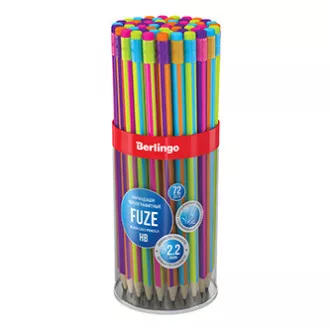 Berlingo, grafitceruza Fuze, színes, 72db, radírral