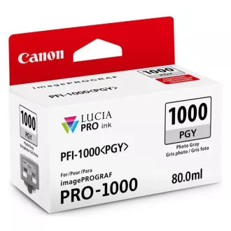 Canon PFI-1000 (0553C001) - patron, photo gray (fénykép szürke) Canon PFI-1000 (0553C001) - patron, photo gray (fénykép szürke)