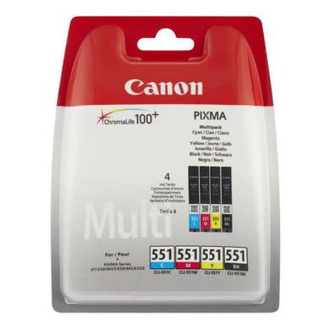 Canon CLI-551 (6509B008) - patron, black + color (fekete + színes)