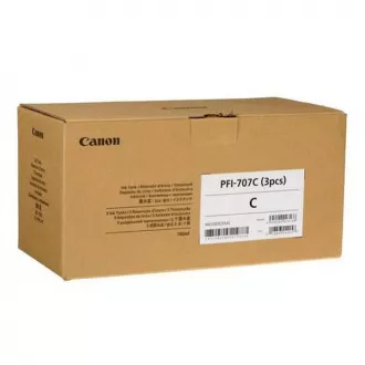 Canon PFI-707 (9822B003) - patron, cyan (azúrkék)