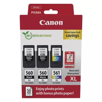 Canon PG-560 (3712C012) - patron, black + color (fekete + színes)