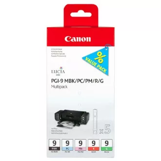 Canon PGI-9 (1033B013) - patron, black + color (fekete + színes) multipack Canon PGI-9 (1033B013) - patron, black + color (fekete + színes) multipack