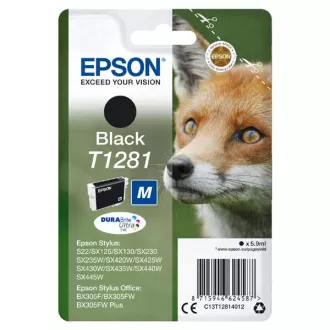 Epson T1281 (C13T12814022) - patron, black (fekete)