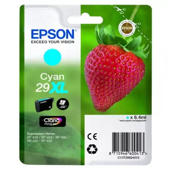 Epson T2992 (C13T29924010) - patron, cyan (azúrkék)