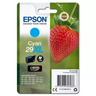 Epson T2992 (C13T29924012) - patron, cyan (azúrkék)