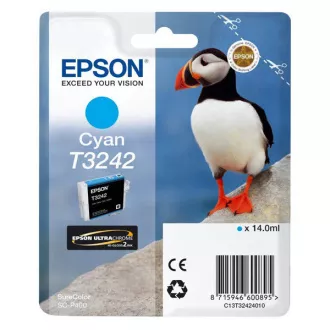 Epson T3242 (C13T32424010) - patron, cyan (azúrkék)