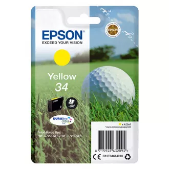 Epson T3464 (C13T34644020) - patron, yellow (sárga)