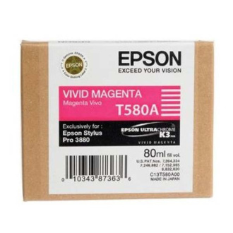 Epson T580A (C13T580A00) - patron, magenta