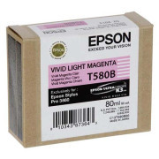 Epson T580B (C13T580B00) - patron, light magenta (világos magenta)