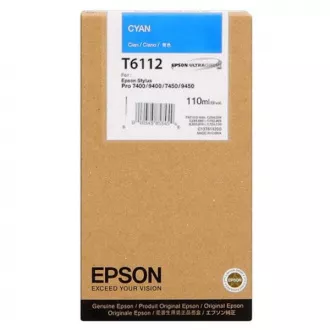 Epson T6112 (C13T611200) - patron, cyan (azúrkék)