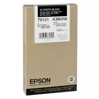Epson T6121 (C13T612100) - patron, photoblack (fényképfekete)