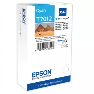 Epson T7012 (C13T70124010) - patron, cyan (azúrkék)