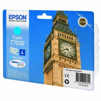 Epson T7032 (C13T70324010) - patron, cyan (azúrkék)