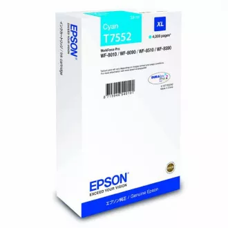 Epson T7552 (C13T755240) - patron, cyan (azúrkék)