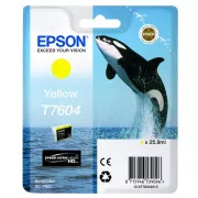Epson T7604 (C13T76044010) - patron, yellow (sárga)