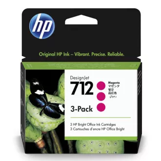 HP 712 (3ED78A) - patron, magenta