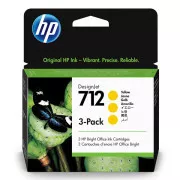 HP 712 (3ED79A) - patron, yellow (sárga)