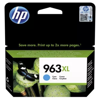 HP 963-XL (3JA27AE#301) - patron, cyan (azúrkék)