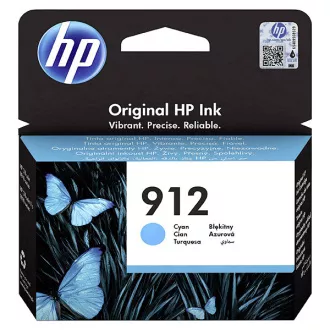 HP 912 (3YL77AE) - patron, cyan (azúrkék)