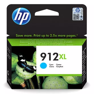 HP 912-XL (3YL81AE) - patron, cyan (azúrkék)