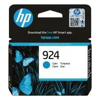 HP 924 (4K0U3NE) - patron, cyan (azúrkék)